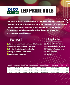 Led Pride Blub 13 WATT