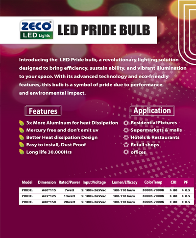Led Pride Bulb 7 WATT