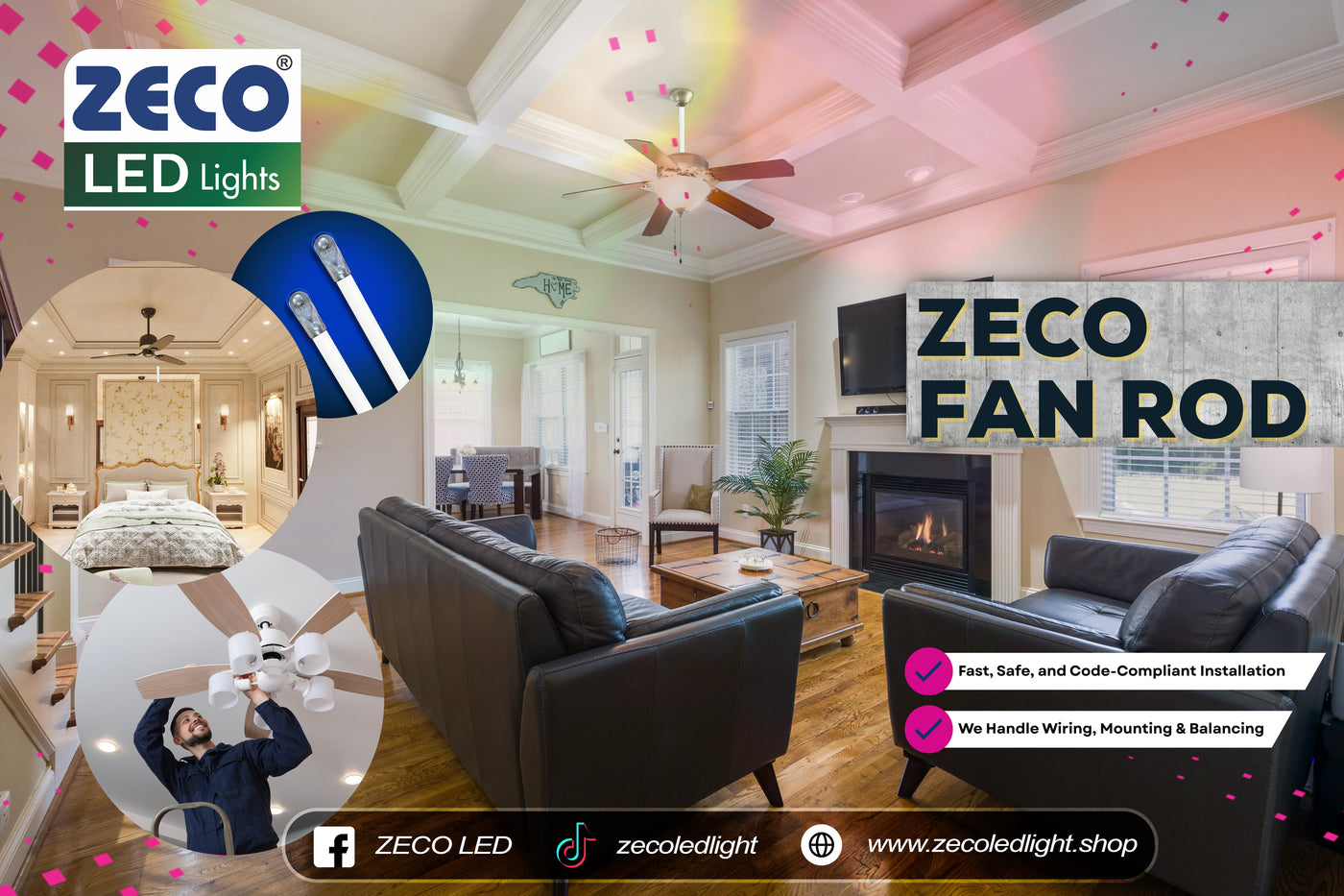 ZECO FAN ROD